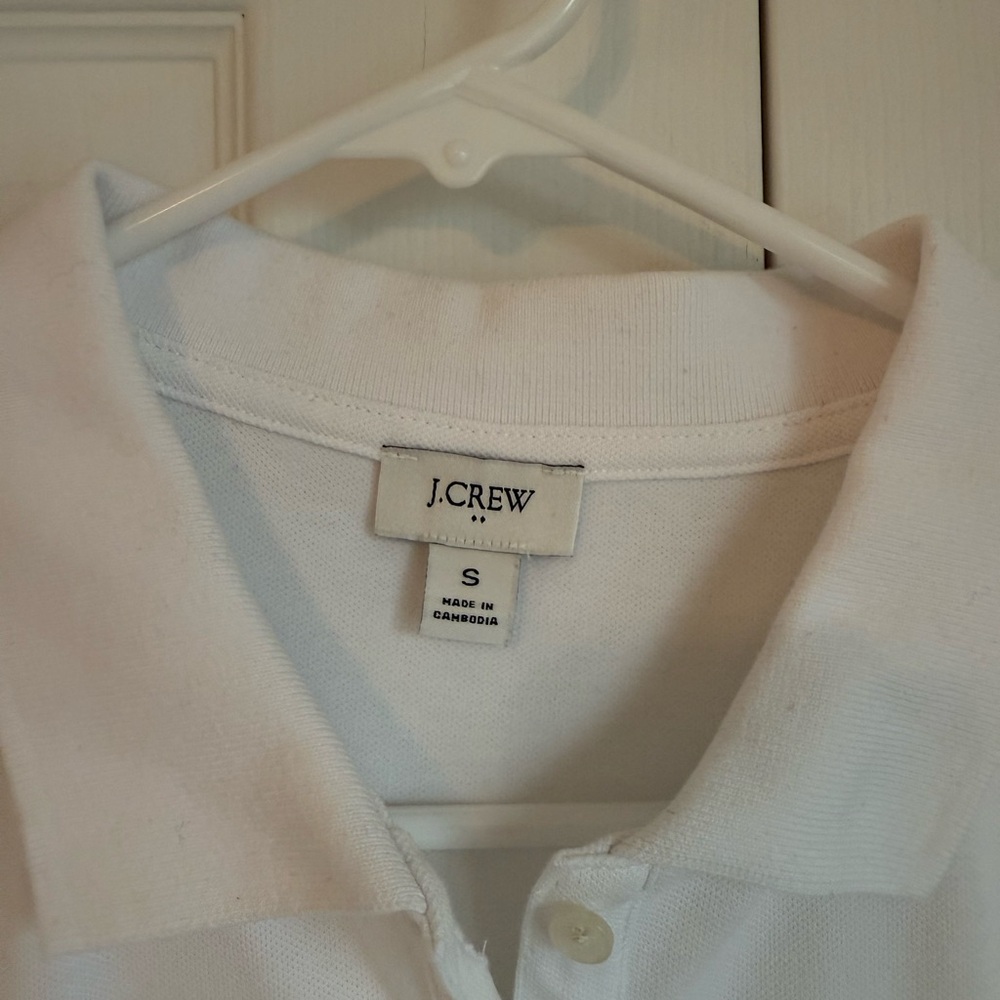 J. Crew White Polo Shirt - Picture 2 of 2
